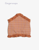 جينجرسنابس ربطة رأس مربعات مكشكشة بناتي بني