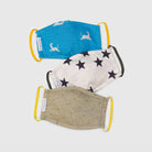 جينجرسنابس كمامات وجه منقوشة ولادي متعدد الألوان