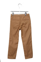 جينجرسنابس بنطلون ولادي سادة بسحاب وزرار أمامي برتقالي غامق