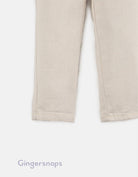 جينجرسنابس بنطلون ولادي سادة بسحاب وجيوب جانبية أبيض