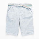 جينجرسنابس شورت ولادي مخطط بالعرض أزرق خفيف