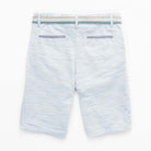 جينجرسنابس شورت ولادي مخطط بالعرض أزرق خفيف