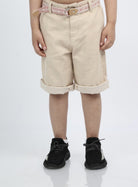 جينجرسنابس شورت ولادي طويل بثنية البيج