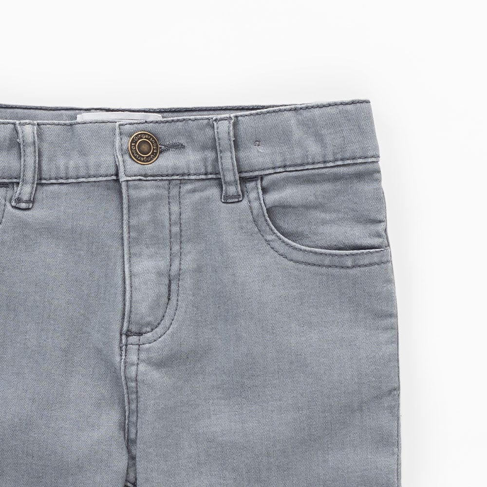 جينجرسنابس بنطلون جينز بجيوب جانبية أولادي رمادي فاتح