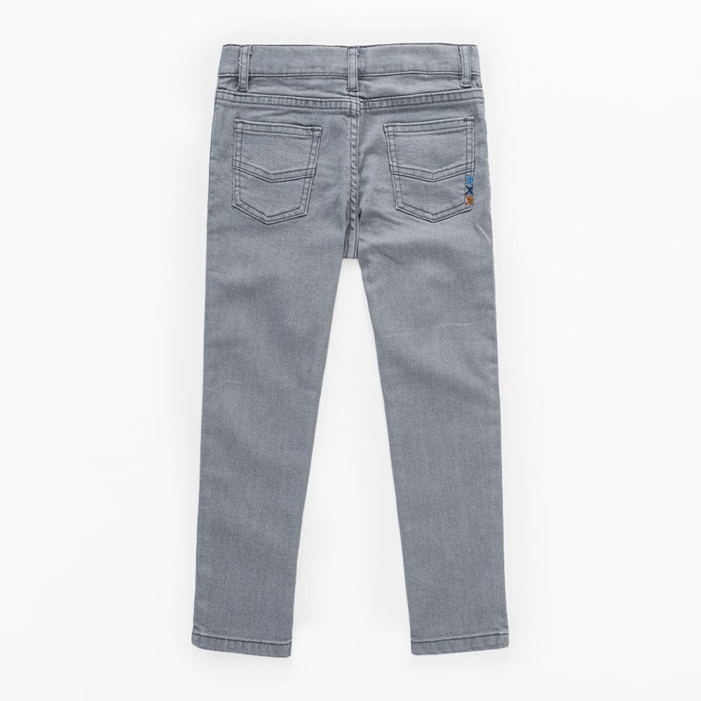 جينجرسنابس بنطلون جينز بجيوب جانبية أولادي رمادي فاتح