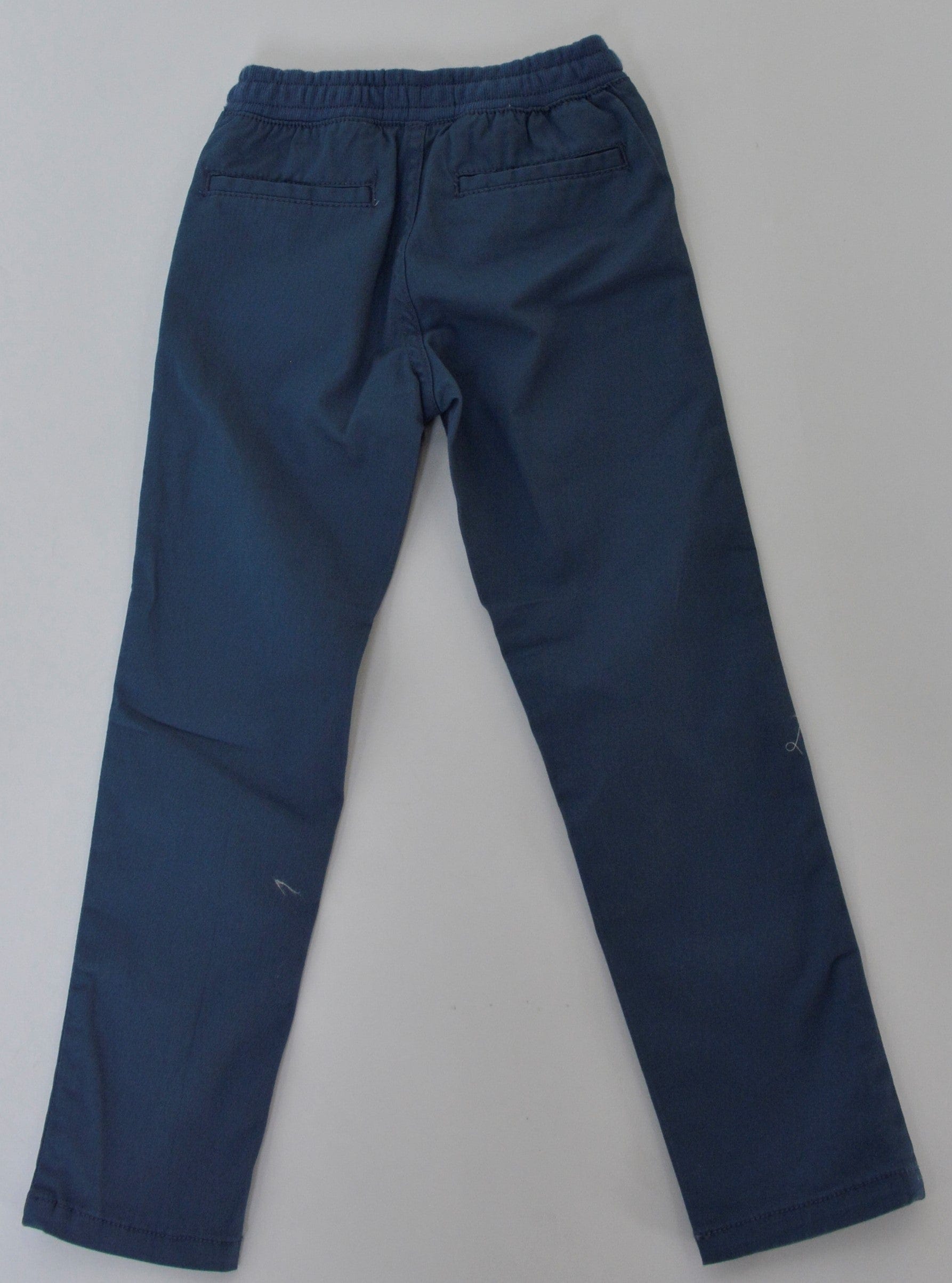 جينجرسنابس بنطلون ولادي سادة برباط منقوش ازرق سماوي غامق