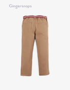 جينجرسنابس بنطلون اطفال ولادي سادة بني