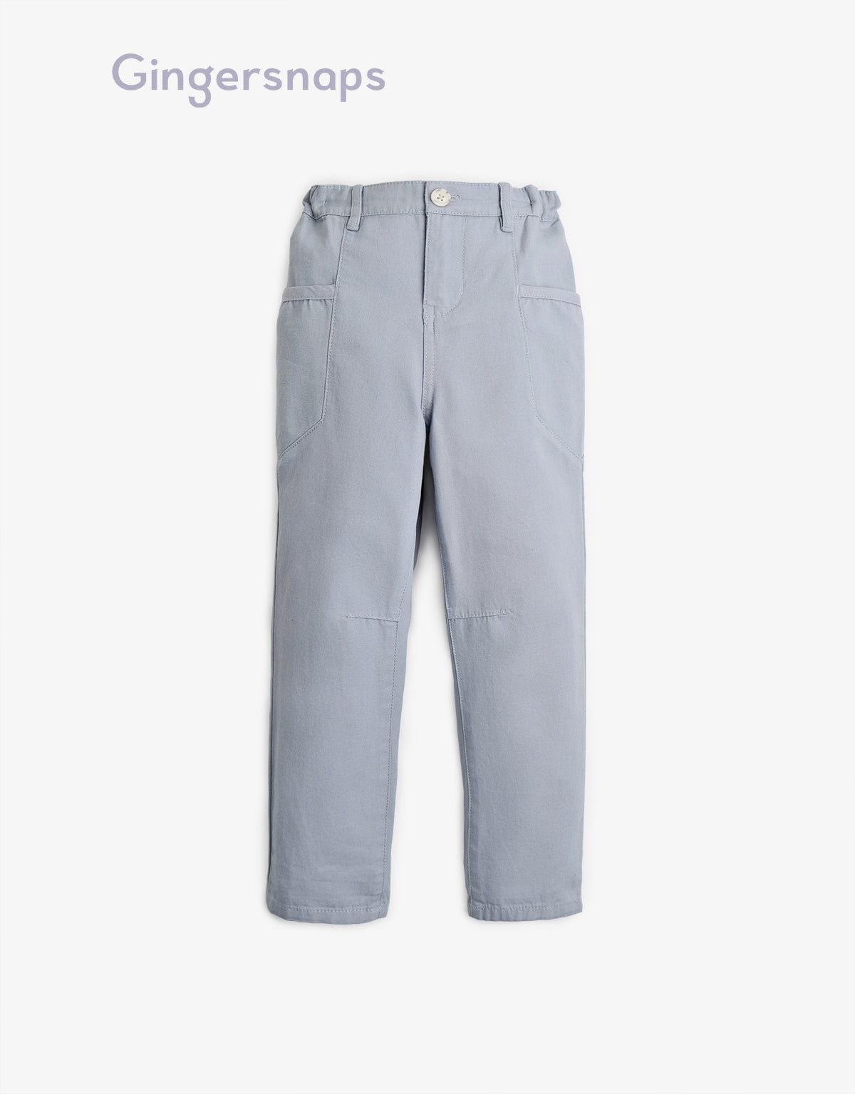 جينجرسنابس بنطلون ولادي سادة بجيوب واسعة أزرق