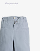 جينجرسنابس بنطلون ولادي سادة بجيوب واسعة أزرق