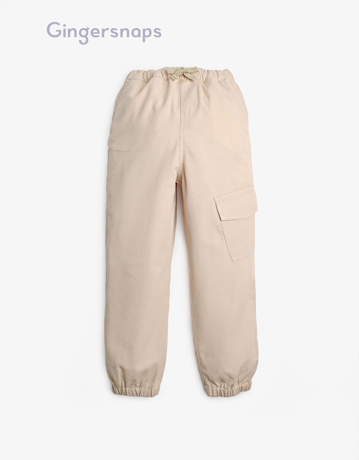 جينجرسنابس بنطلون كارجو أولادي بجيوب أمامية بيج