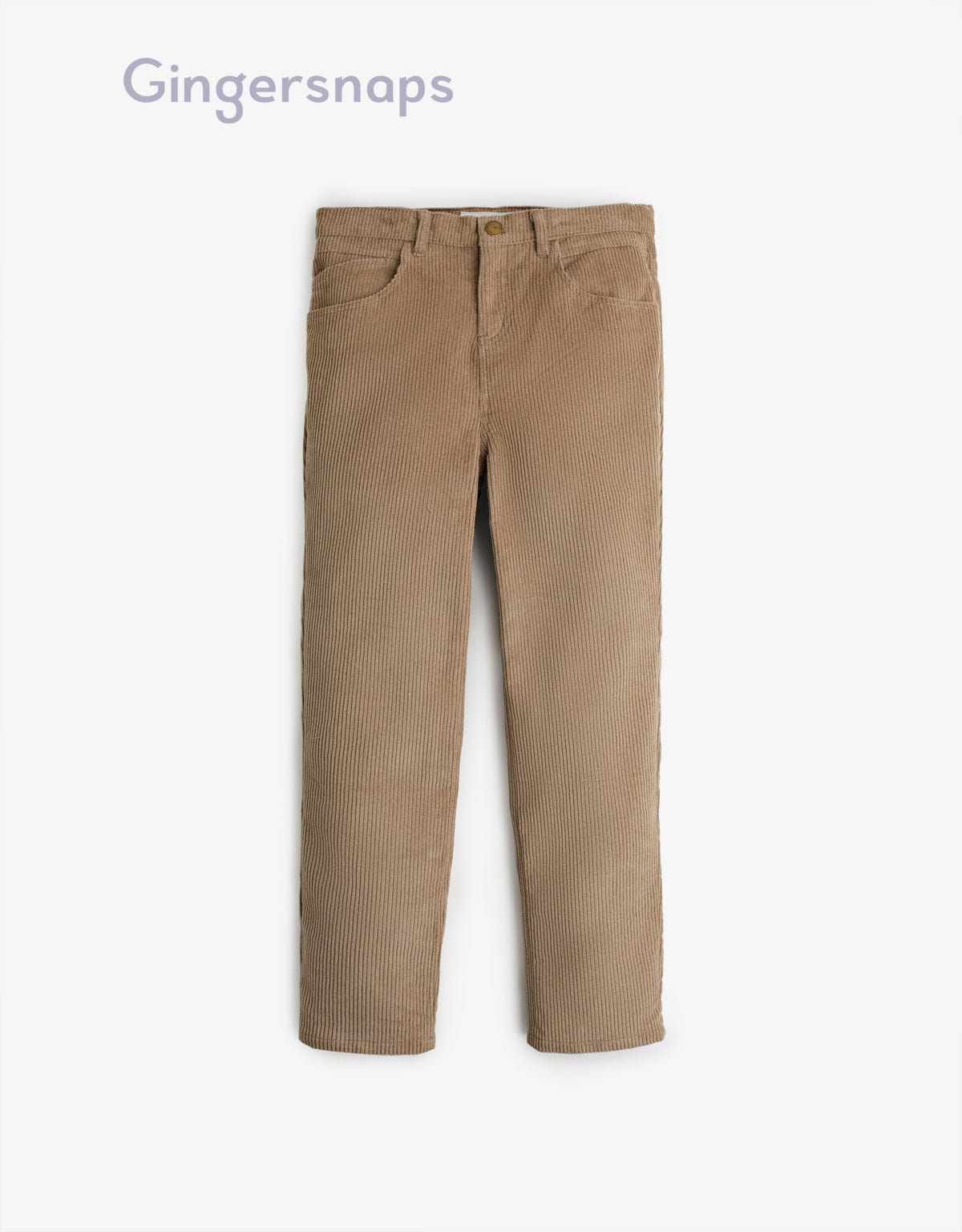 جينجرسنابس بنطلون أطفال أولادي مضلع - بني
