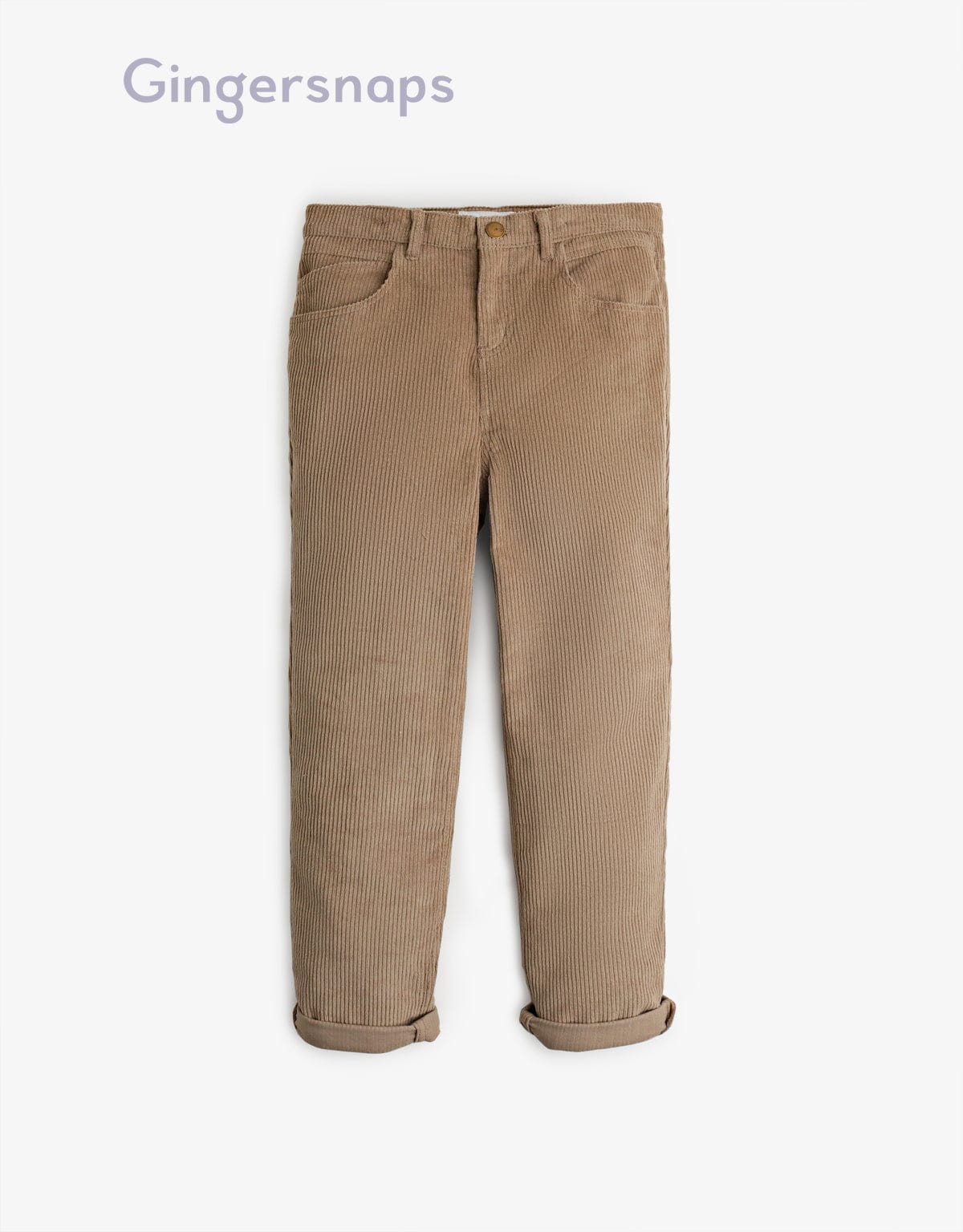 جينجرسنابس بنطلون أطفال أولادي مضلع - بني