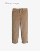 جينجرسنابس بنطلون أطفال أولادي مضلع - بني