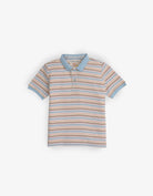 جينجرسنابس تيشيرت أولادي نص كم مخطط بالعرض ألوان متعدد الألوان