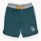 جينجرسنابس شورت ولادي سادة برباط على الخصر طويل أخضر/رمادي