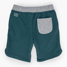 جينجرسنابس شورت ولادي سادة برباط على الخصر طويل أخضر/رمادي