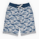 جينجرسنابس شورت ولادي بنقشة أمواج كامو أزرق