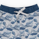 جينجرسنابس شورت ولادي بنقشة أمواج كامو أزرق