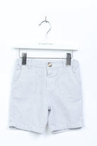 جينجرسنابس شورت أولادي خروج مخطط بجيوب أمامية رمادي