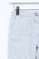 جينجرسنابس شورت أولادي خروج مخطط بجيوب أمامية رمادي