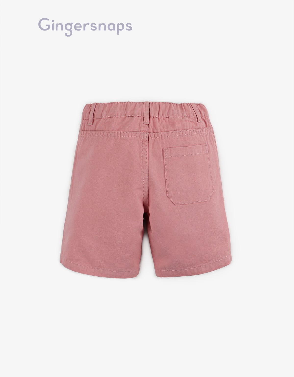 جينجرسنابس شورت ولادي سادة بجيوب جانبية وردي