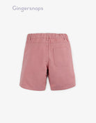جينجرسنابس شورت ولادي سادة بجيوب جانبية وردي