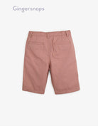 جينجرسنابس شورت سادة أولادي أحمر