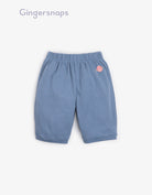 جينجرسنابس شورت ولادي قطن سادة أزرق