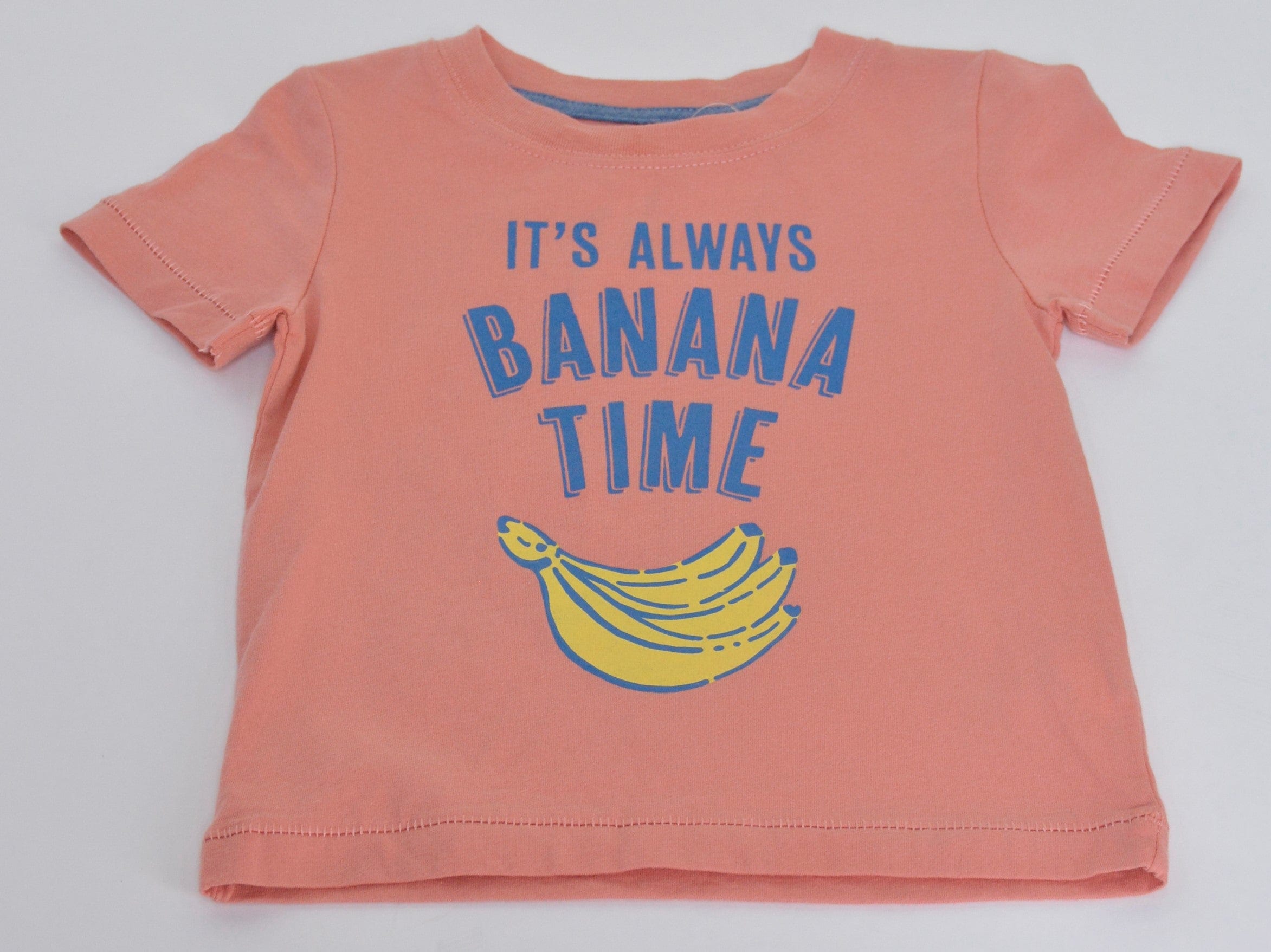 جينجرسنابس تيشيرت ولادي بطبعة أمامية نص كم مرجاني