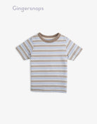 جينجرسنابس تي شيرت ولادي بخطوط رفيعة متعدد الألوان