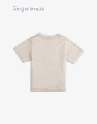 جينجرسنابس تي شيرت ولادي بطبعة دائرية وردي