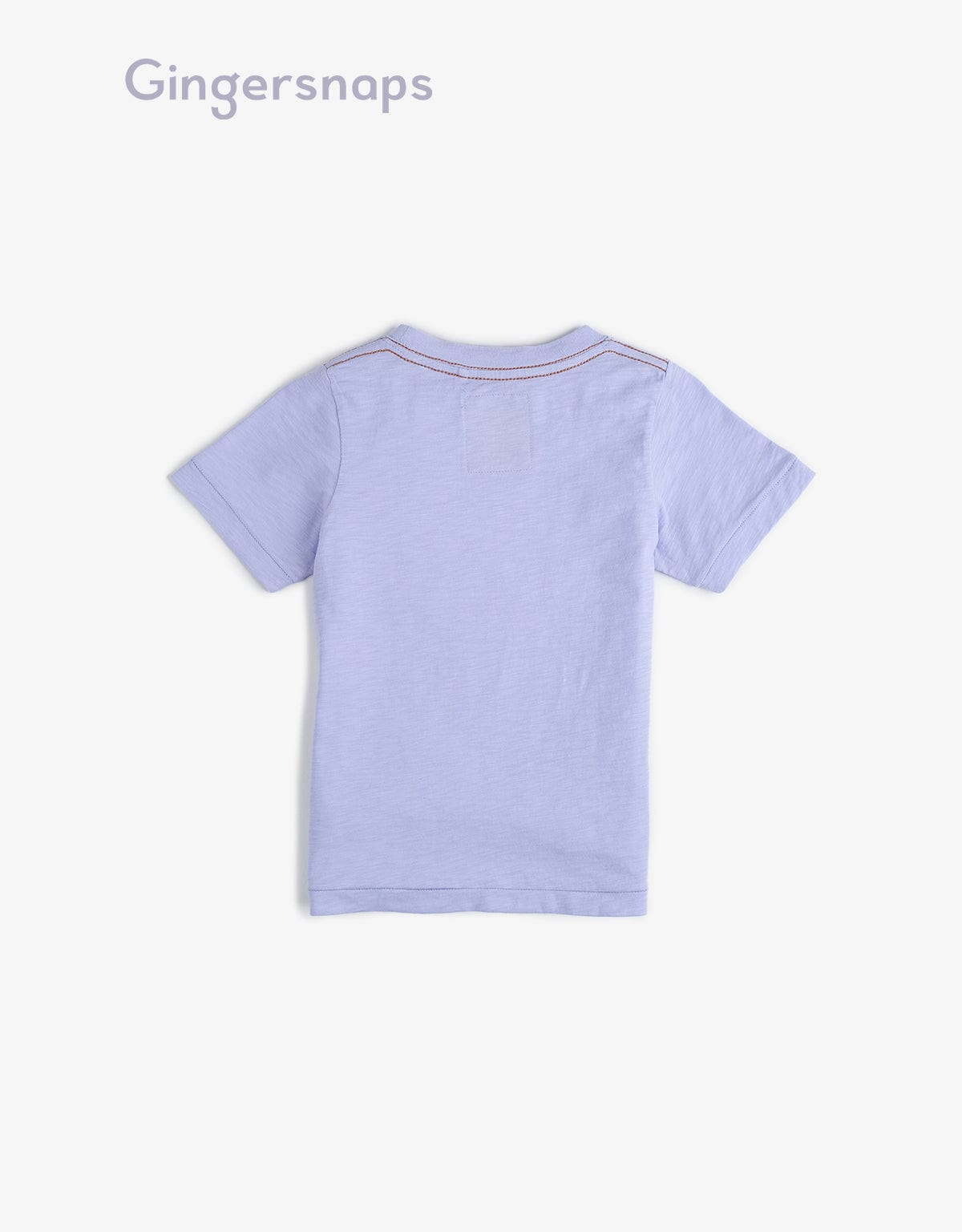 جينجرسنابس تي شيرت ولادي بطبعة أمامية بنفسجي