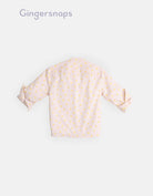 جينجرسنابس قميص أولادي منقط كم طويل بأزرار امامية أصفر