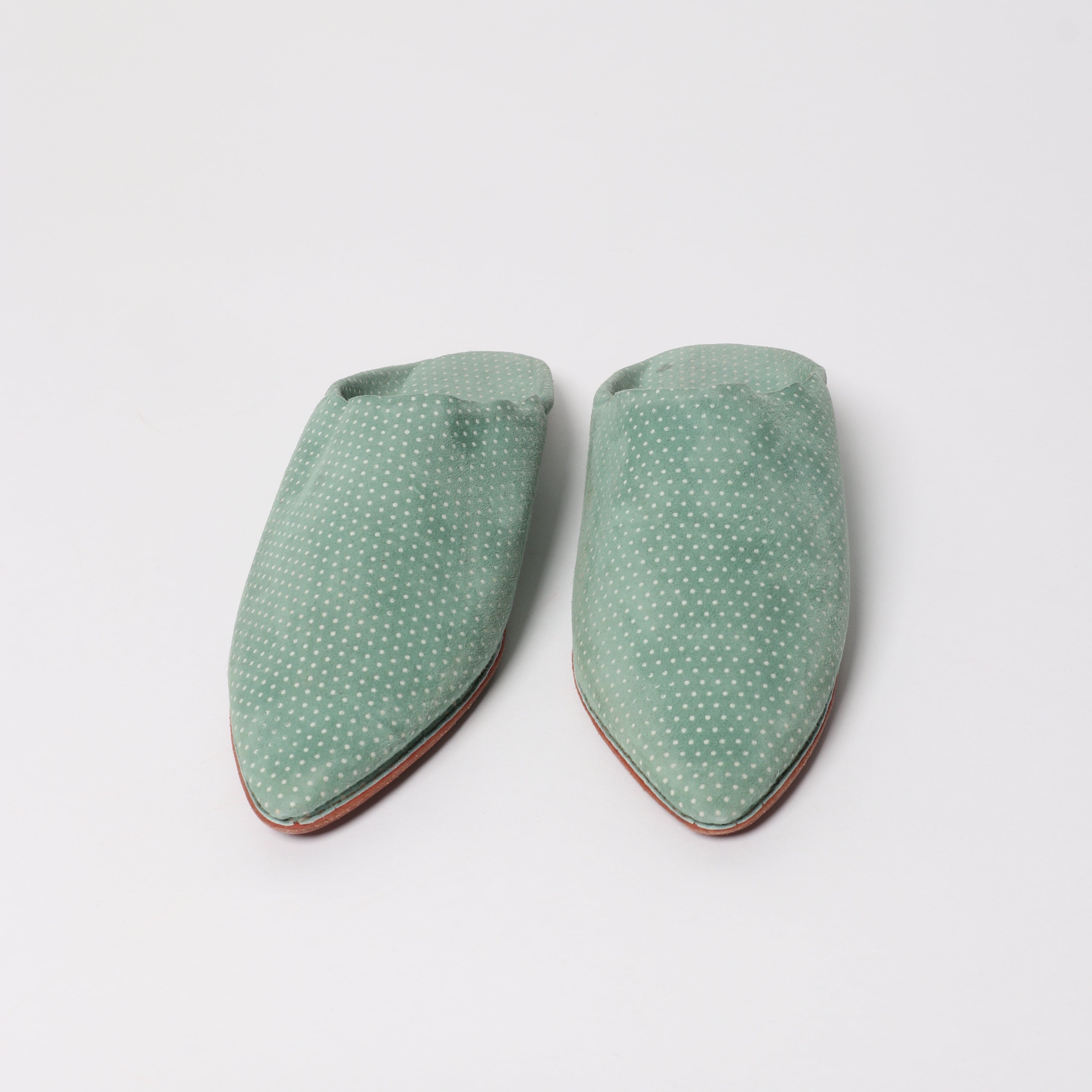 ديامانتين حذاء مغربي نسائي منقط