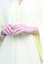 ديامانتين عباية سادة واسعة أكمام طويلة واسعة