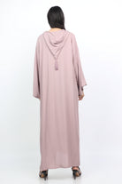 ديامانتين عباية سادة واسعة أكمام طويلة واسعة