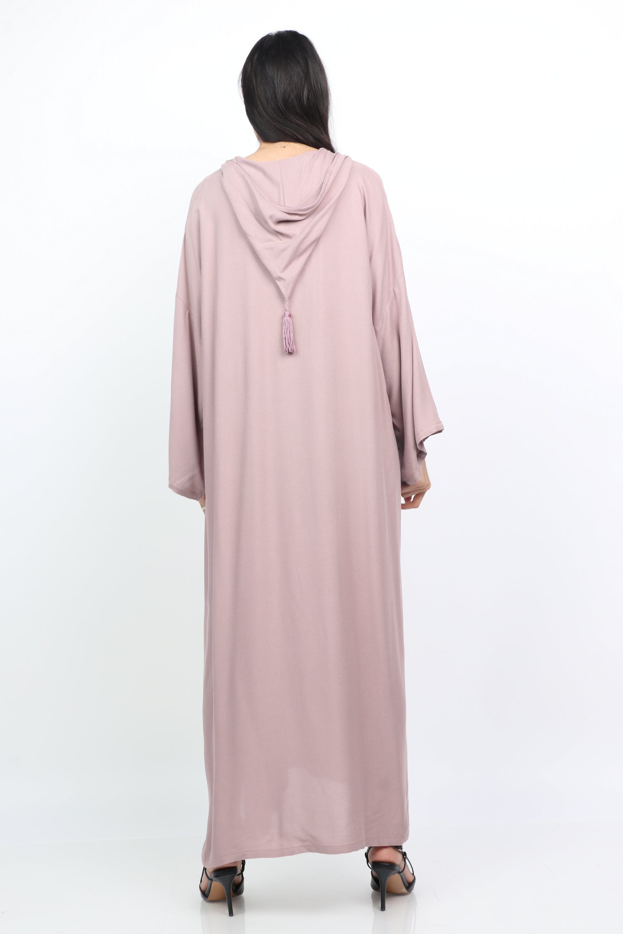 ديامانتين عباية سادة واسعة أكمام طويلة واسعة