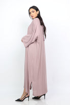 ديامانتين عباية سادة واسعة أكمام طويلة واسعة