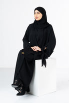 جوهرة عبايه سعودية كلاسيك بلاك بيري أسود