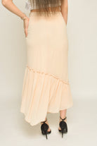 نتشي تنورة ميدي سهرة جاكار مكشكشة من الجانبين