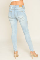 كيتشن بنطلون جينز سكيني طويل نسائي