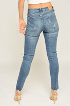 كيتشن بنطلون جينز سكيني طويل نسائي