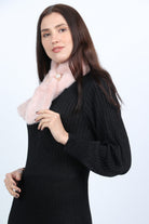 نتشي كوفية صغيرة فرو نسائية