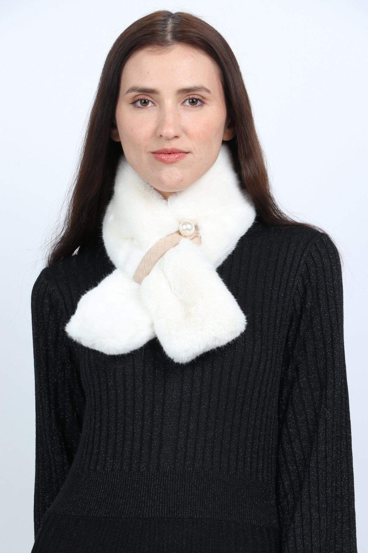 نتشي كوفية صغيرة فرو نسائية