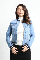 نتشي جاكيت جينز قصير كم طويل نسائي