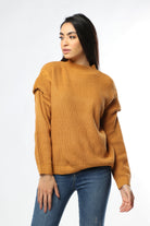 نتشي بلوفر صوف أوفر سايز كم طويل نسائي