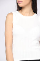 نتشي بلوزة كت مخططة بالطول نسائي