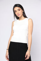 نتشي بلوزة كت مخططة بالطول نسائي