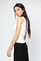 نتشي بلوزة كت مخططة بالطول نسائي