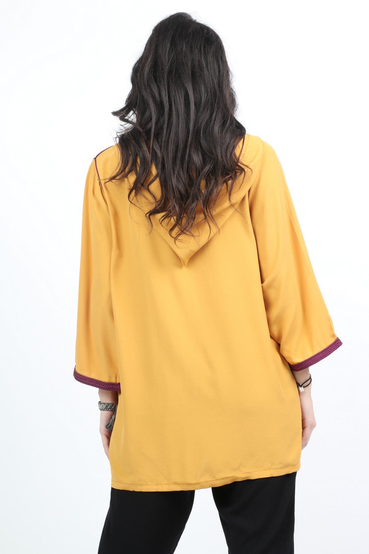 ديامانتين تونك نسائي مطرز من الأمام 3/4 كم نسائي